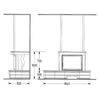 Каминная облицовка Supra Concerto 180