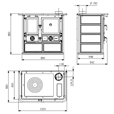 Варочная плита LaNordica Rosetta