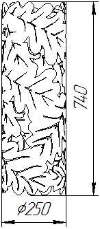Сетка для камней Grill'D Dubravo L-740 мм Сетка для камней Grill'D Dubravo L-740 мм