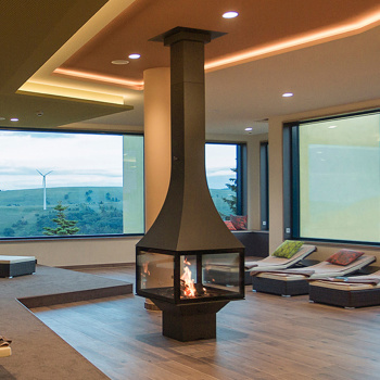 Центральный камин Bordelet JULIETTA 985 BLACK LINE Центральный камин Bordelet JULIETTA 985 BLACK LINE