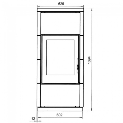 Отопительная печь NunnaUuni DEKO 2 DUE CB 1