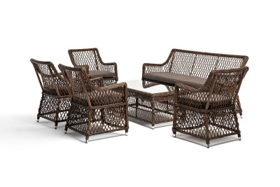 Лаунж-зона 4SIS Асти на 6 персон Цвет: коричневый