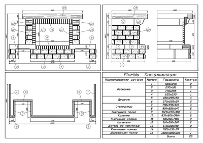 Каминная облицовка Sunhill Florida