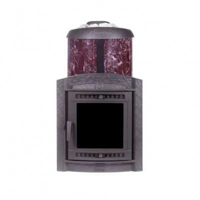 Банная печь Прометалл Атмосфера XL (Про) в ламелях Россо Леванто