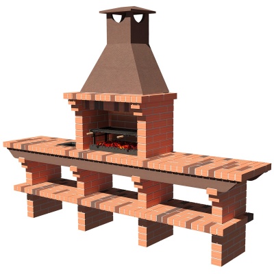 Кирпичное барбекю АРИСТОКРАТЪ 707 Кирпичное барбекю АРИСТОКРАТЪ 707