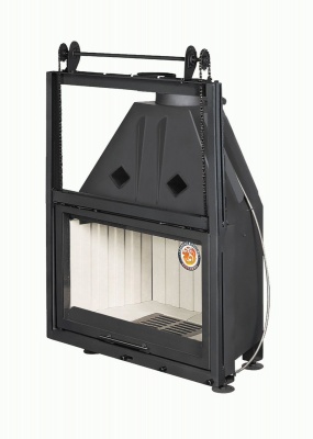 Каминная топка Экокамин АЛЬФА 800KВ с контргрузом