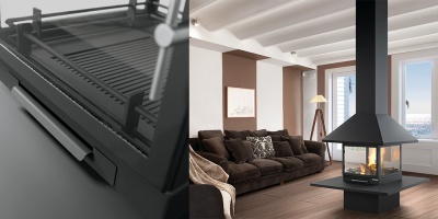 Камин Traforart Vulcano открытый  Камин Traforart Vulcano открытый