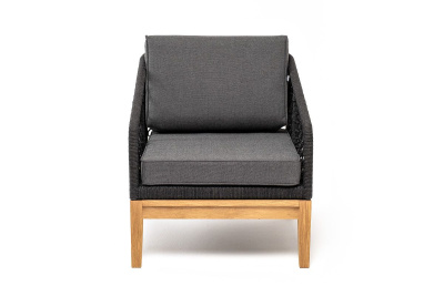 Кресло 4SIS Канны Цвет: дуб, темно-серый, серый