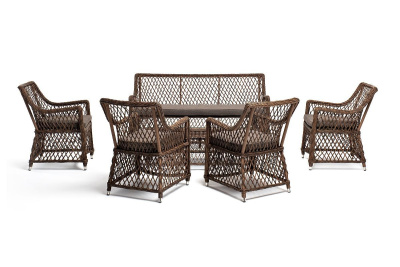 Лаунж-зона 4SIS Асти на 6 персон Цвет: коричневый