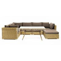 Обеденная группа 4SIS Лунго угловая Цвет: соломенный