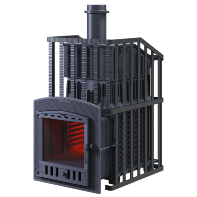 Печь для бани чугунная Гефест Гром 30 (П2) Ураган