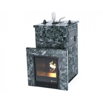 Печь для бани ИзиСтим Сочи-М2 в кожухе из пироксенита сталь AISI 321