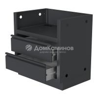 Тумба-основание гриля Bull Bison c 2-мя выдвижными ящиками Черная