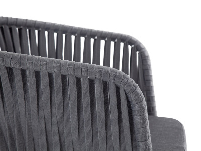 Стул 4SIS Бордо из роупа Цвет: белый, серый Стул 4SIS Бордо из роупа Цвет: белый, серый