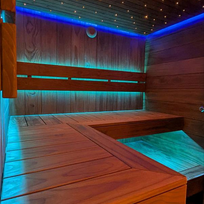 Премиальная парная в отделке Терморадианта