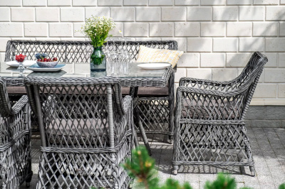 Обеденная группа 4SIS Катания на 6 персон Цвет: графит Обеденная группа 4SIS Катания на 6 персон Цвет: графит