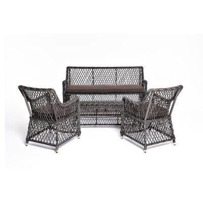 Лаунж-зона 4SIS Асти на 4 персоны Цвет: графит Лаунж-зона 4SIS Асти на 4 персоны Цвет: графит