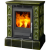 Печь-камин ABX Helvetia LP, с чугунной топкой, с кафельным цоколем (зеленый) Печь-камин ABX Helvetia LP, с чугунной топкой, с кафельным цоколем (зеленый)