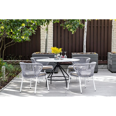 Стул 4SIS Милан из роупа Цвет: светло-серый Стул 4SIS Милан из роупа Цвет: светло-серый