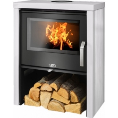 Печь-камин ABX Toledo (кафель - белый) Печь-камин ABX Toledo (кафель - белый)