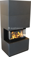 Каминокомплект Kratki Home Easy Box с топкой NBC, гранит