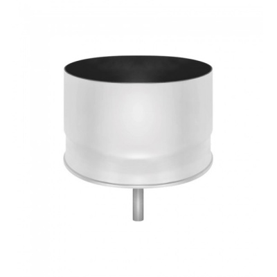 Стакан Везувий нерж. с конденсатоотводом (AISI 430/0,5мм) д.250