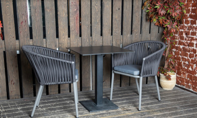 Стол 4SIS Каффе квадратный 64 Цвет: серый гранит