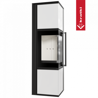 Печь Kratki PRO TORA/M, 8 кВт, белое стекло Печь Kratki PRO TORA/M, 8 кВт, белое стекло