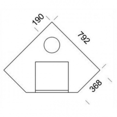 Печь-камин NunnaUuni Blanka Angolo PL