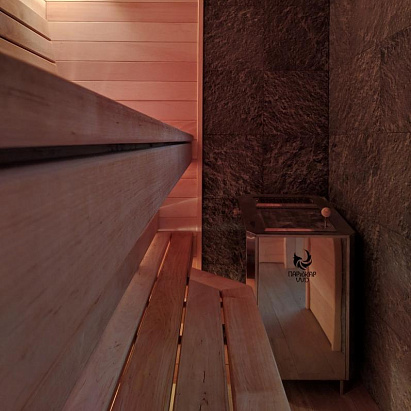 Сауна из липы. КП Галактика. Электрокаменка Парижар