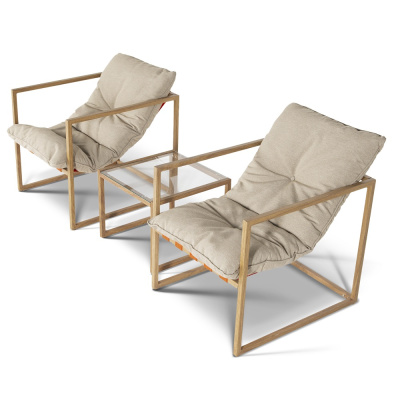 Кресло 4SIS Лион Цвет: коричневый