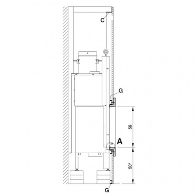 Каминная облицовка Palazzetti Praga