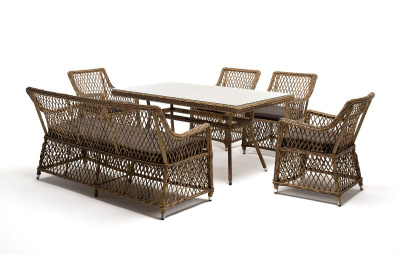 Обеденная группа 4SIS Катания на 6 персон Цвет: соломенный Обеденная группа 4SIS Катания на 6 персон Цвет: соломенный