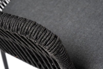 Обеденная группа 4SIS Лион на 4 персоны Цвет: темно-серый, серый гранит