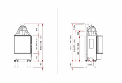 Каминная топка Schmid Ronda 5551 Каминная топка Schmid Ronda 5551