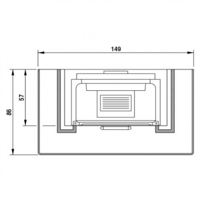 Каминная облицовка Palazzetti Verona incasso totale