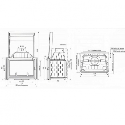 Каминная топка Seguin EUROPA 7 EVOLUTION+ Каминная топка Seguin EUROPA 7 EVOLUTION+