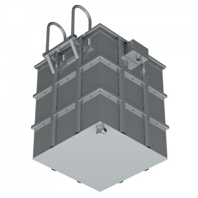 Купель из нержавеющей стали 1,3х1,3х1,5 Купель из нержавеющей стали 1,3х1,3х1,5