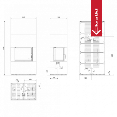 Каминокомплект FLOKI в облицовке FOKOS SALE, угловое стекло слева Каминокомплект FLOKI в облицовке FOKOS SALE, угловое стекло слева