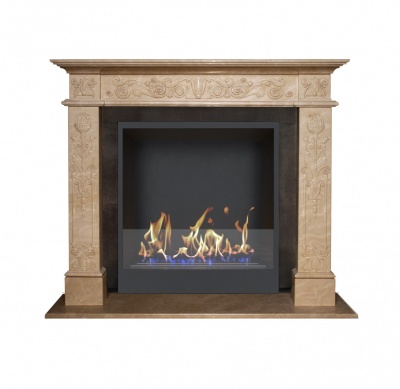 Мраморный биокамин Византия