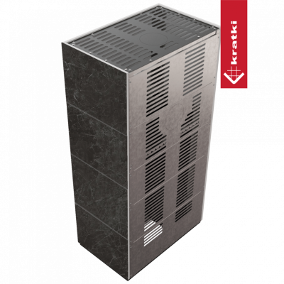 Каминокомплект FLOKI в облицовке NATURALI NERO GRECO Каминокомплект FLOKI в облицовке NATURALI NERO GRECO