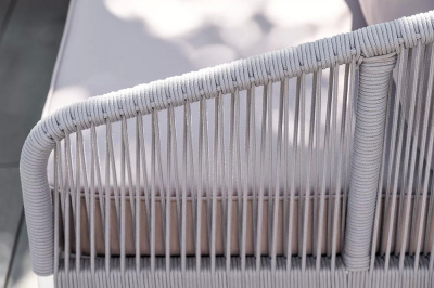 Кресло 4SIS Канны из роупа Цвет: светло-серый Кресло 4SIS Канны из роупа Цвет: светло-серый