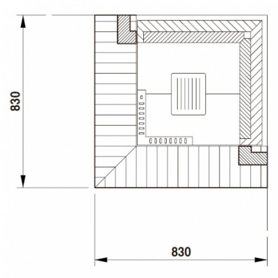Каминная облицовка Palazzetti Ancona