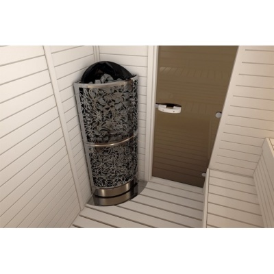 Электрическая печь SAWO DRAGONFIRE Heater King DRFT3-60NS-CNR-P-C (6 кВт, выносной пульт, угловая, нержавейка) Электрическая печь SAWO DRAGONFIRE Heater King DRFT3-60NS-CNR-P-C (6 кВт, выносной пульт, угловая, нержавейка)