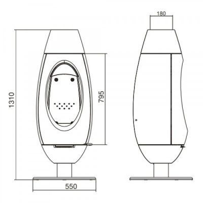 ПЕЧЬ-КАМИН Invicta OVE