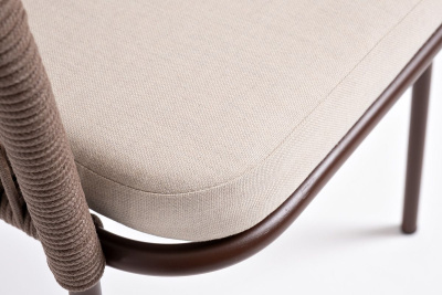 Стул 4SIS Лион из роупа Цвет: коричневый муар, коричневый, бежевый