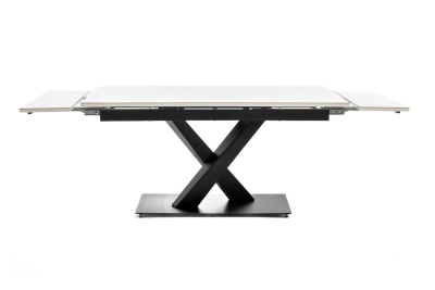 Интерьерный раздвижной стол 4SIS Юпитер Цвет: белый глянцевый Интерьерный раздвижной стол 4SIS Юпитер Цвет: белый глянцевый