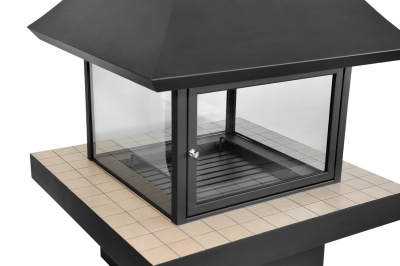 Островной камин Alaba