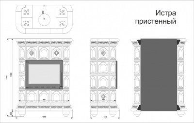 Облицовка Истра Белый