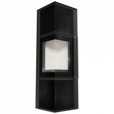 Печь Kratki PRO TORA/M 8 кВт, чёрное стекло Печь Kratki PRO TORA/M 8 кВт, чёрное стекло